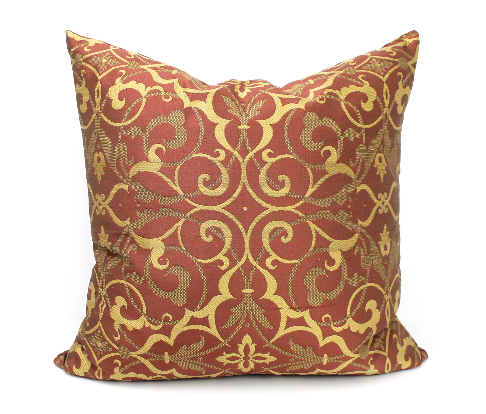 Venetia Silk Damask - Ruby