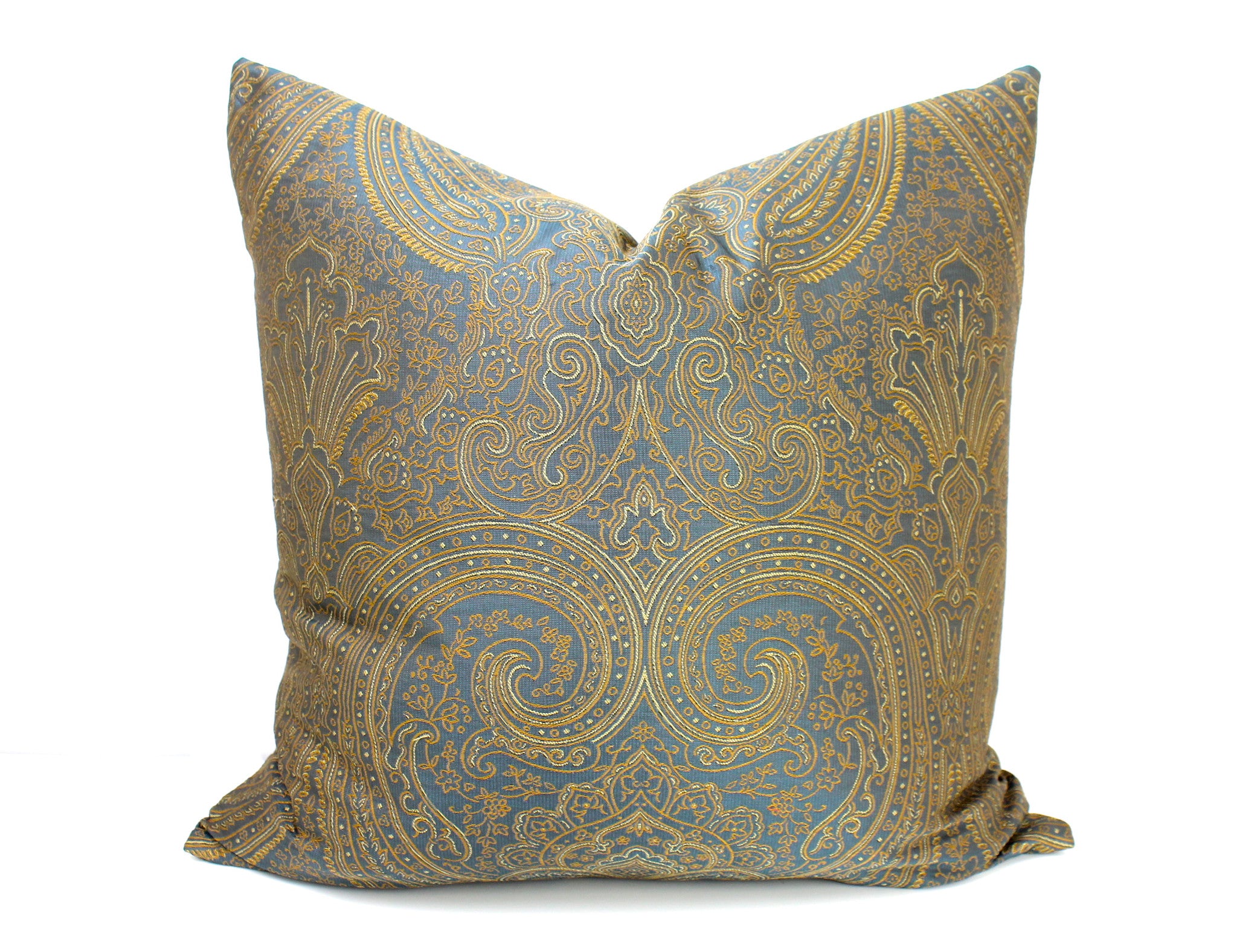 Sketch Silk Paisley - Teal
