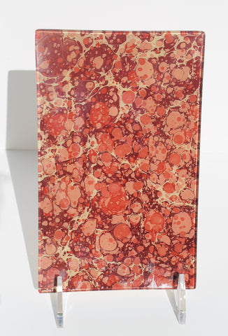 Rose Florentine Marbled Tray