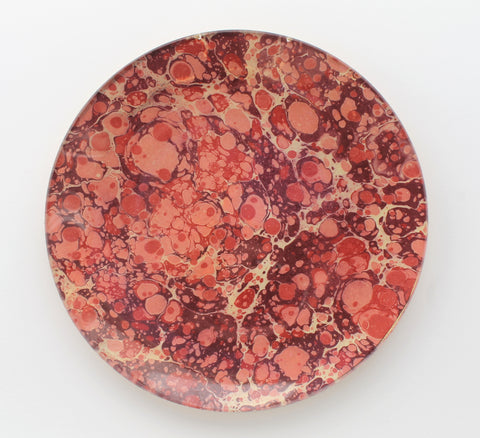 Rose Florentine Marbled Round