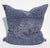 Chinese batik pillow indigo