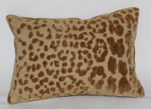 Leopard & Mohair Velvet - Caramel